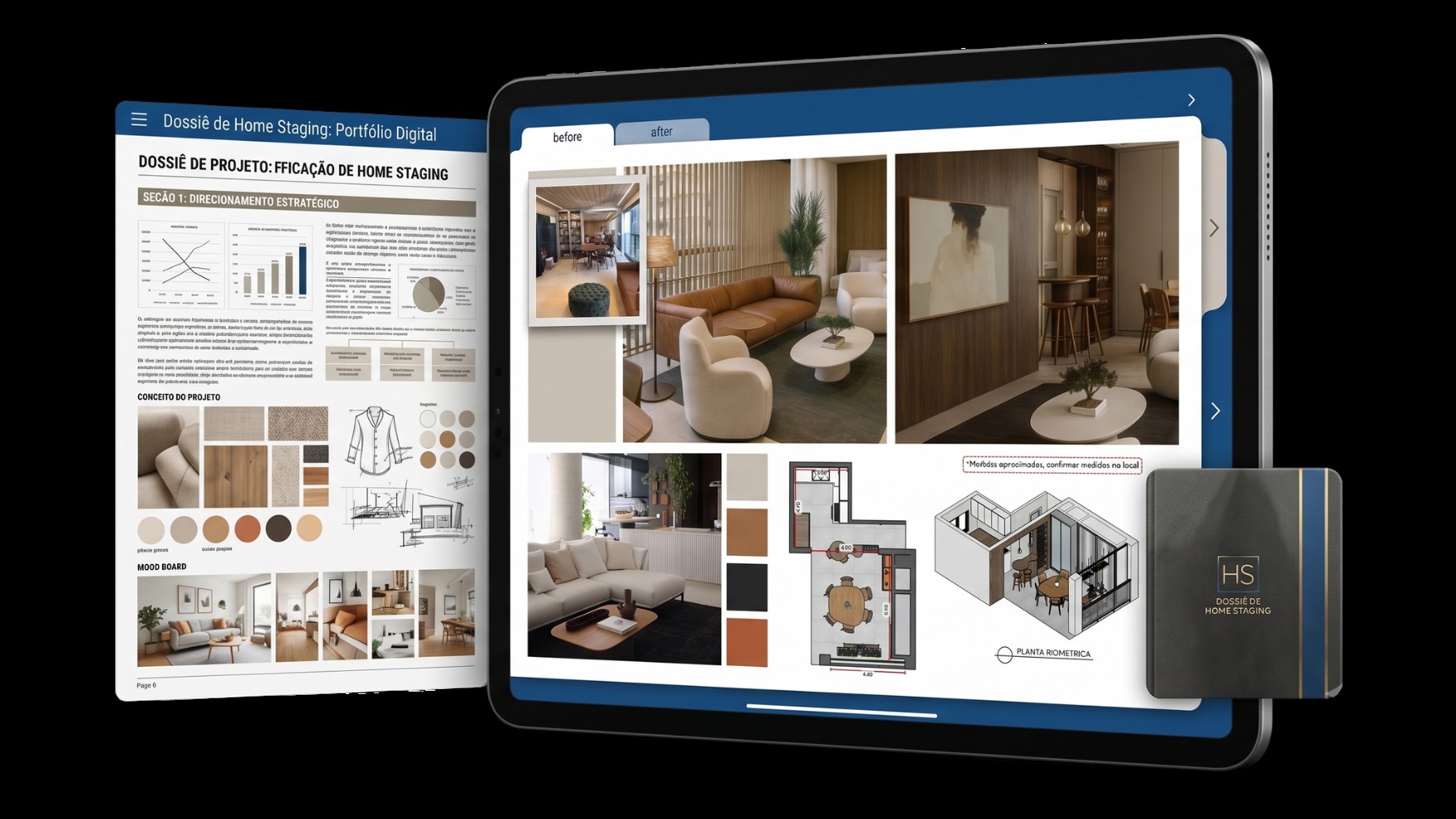 Dossiê Estratégico de Home Staging em formato digital